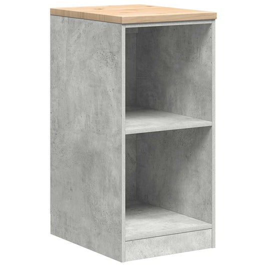 Garage Storage Cabinet Concrete Grey 40x51x85 cm Solid Wood Pine Garage Storage Cabinet Concrete Grey 40x51x85 cm Solid Wood Pine