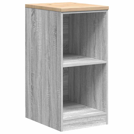 Garage Storage Cabinet Grey Sonoma 40x51x85 cm Solid Wood Pine Garage Storage Cabinet Grey Sonoma 40x51x85 cm Solid Wood Pine
