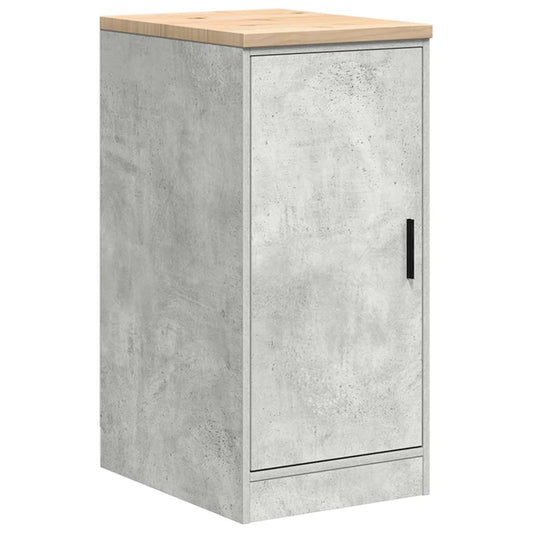 Garage Storage Cabinet Concrete Grey 40x51x85 cm Solid Wood Pine Garage Storage Cabinet Concrete Grey 40x51x85 cm Solid Wood Pine