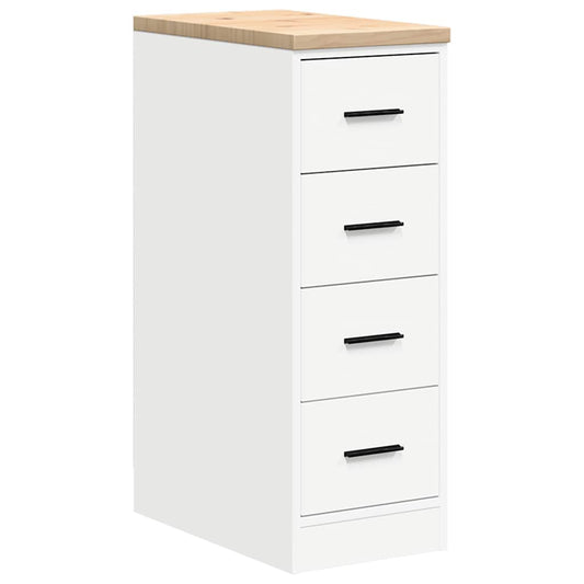 Garage Storage Cabinet White 30x51x85 cm Solid Wood Pine Garage Storage Cabinet White 30x51x85 cm Solid Wood Pine