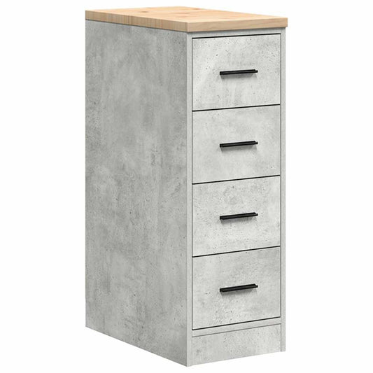 Garage Storage Cabinet Concrete Grey 30x51x85 cm Solid Wood Pine Garage Storage Cabinet Concrete Grey 30x51x85 cm Solid Wood Pine