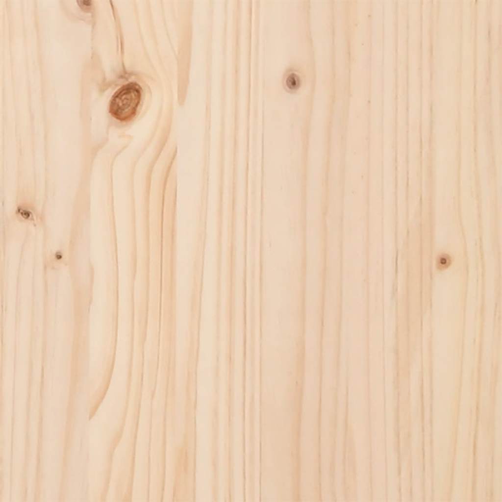 Garage Storage Cabinet Smoked Oak 40x51x85 cm Solid Wood Pine