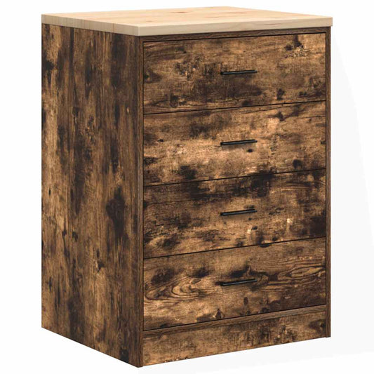 Garage Storage Cabinet Smoked Oak 60x51x85 cm Solid Wood Pine Garage Storage Cabinet Smoked Oak 60x51x85 cm Solid Wood Pine