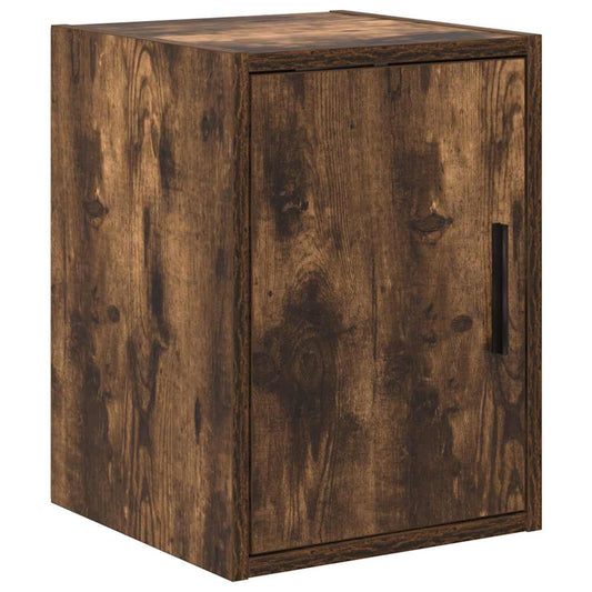 Garage Wall Cabinet Smoked Oak Engineered Wood Garage Wall Cabinet Smoked Oak Engineered Wood