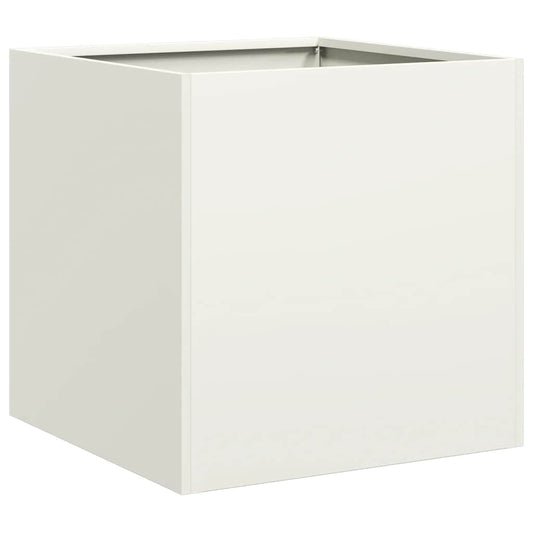Planter White 40x40x40 cm Cold-rolled Steel Planter White 40x40x40 cm Cold-rolled Steel