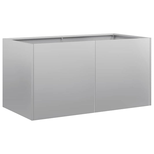 Planter 80x40x40 cm Galvanised Steel Planter 80x40x40 cm Galvanised Steel