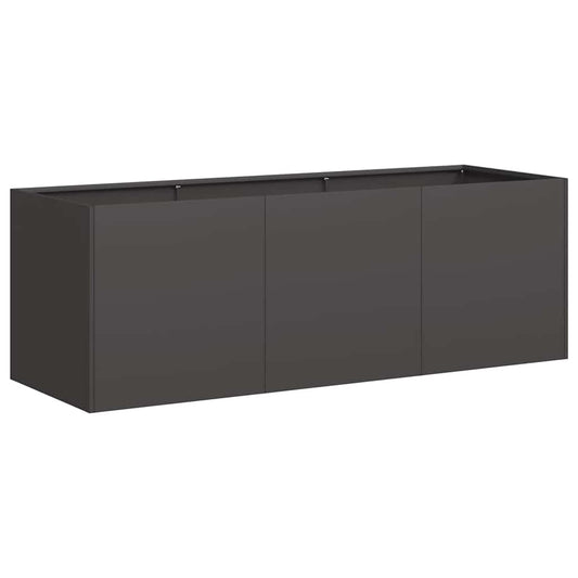 Planter Black 120x40x40 cm Cold-rolled Steel Planter Black 120x40x40 cm Cold-rolled Steel