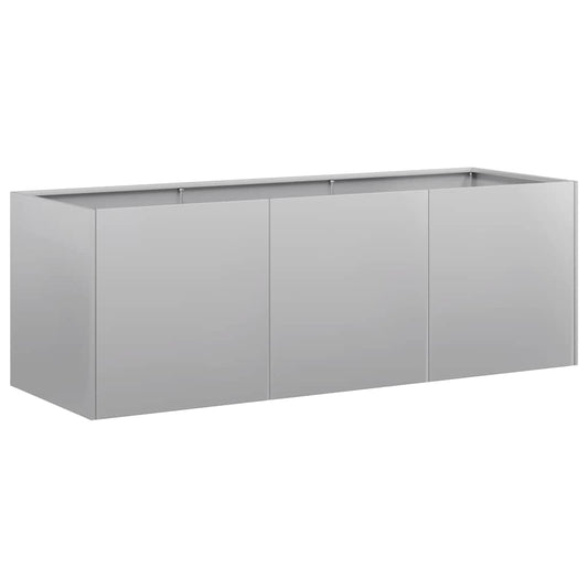 Planter 120x40x40 cm Galvanised Steel Planter 120x40x40 cm Galvanised Steel