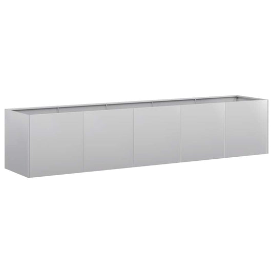 Planter 200x40x40 cm Galvanised Steel Planter 200x40x40 cm Galvanised Steel