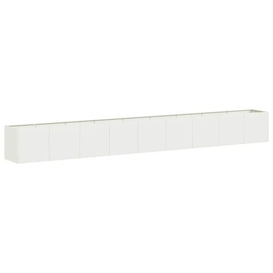 Planter White 360x40x40 cm Cold-rolled Steel Planter White 360x40x40 cm Cold-rolled Steel