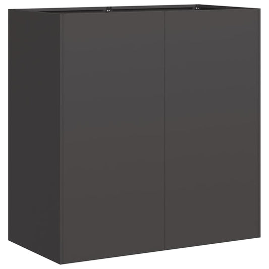 Planter Black 80x40x80 cm Cold-rolled Steel Planter Black 80x40x80 cm Cold-rolled Steel