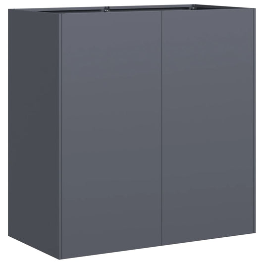 Planter Anthracite 80x40x80 cm Cold-rolled Steel Planter Anthracite 80x40x80 cm Cold-rolled Steel