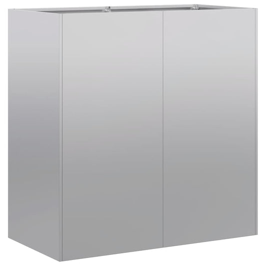 Planter 80x40x80 cm Galvanised Steel Planter 80x40x80 cm Galvanised Steel