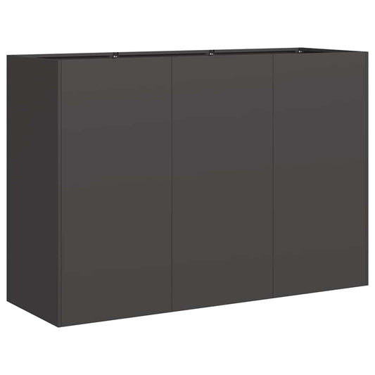 Planter Black 120x40x80 cm Cold-rolled Steel Planter Black 120x40x80 cm Cold-rolled Steel