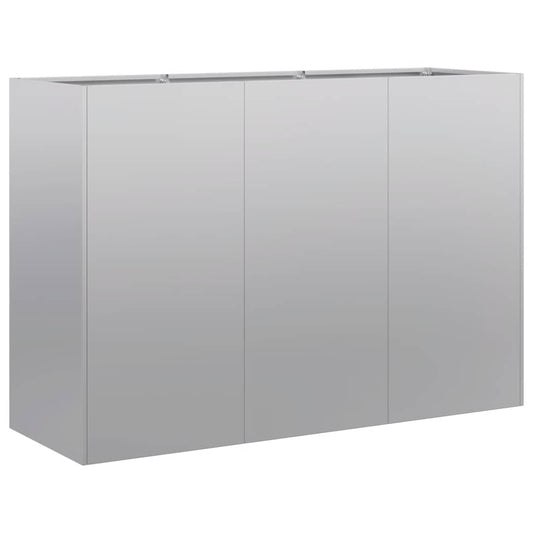 Planter 120x40x80 cm Galvanised Steel Planter 120x40x80 cm Galvanised Steel