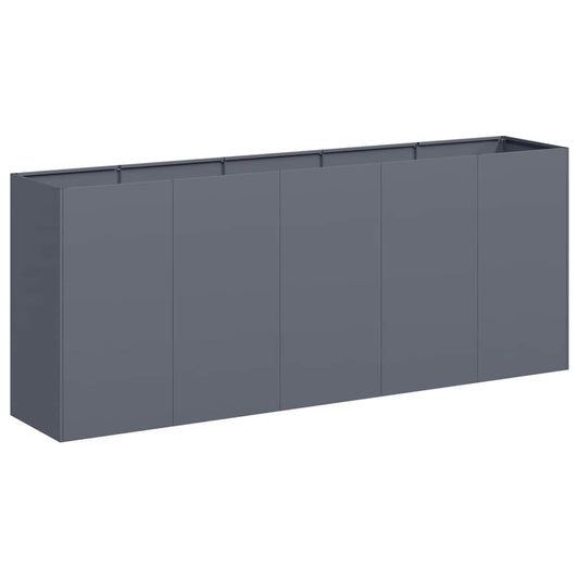 Planter Anthracite 200x40x80 cm Cold-rolled Steel Planter Anthracite 200x40x80 cm Cold-rolled Steel