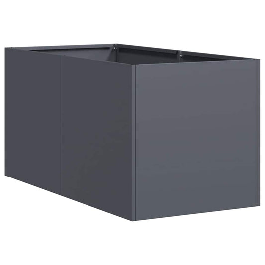 Planter Anthracite 40x80x40 cm Cold-rolled Steel Planter Anthracite 40x80x40 cm Cold-rolled Steel