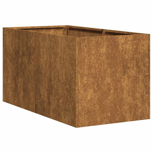 Planter Rusty 40x80x40 cm Weathering Steel Planter Rusty 40x80x40 cm Weathering Steel