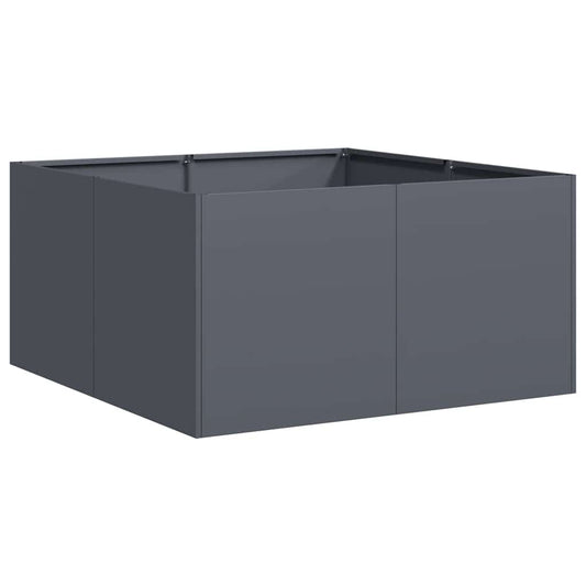 Planter Anthracite 80x80x40 cm Cold-rolled Steel Planter Anthracite 80x80x40 cm Cold-rolled Steel