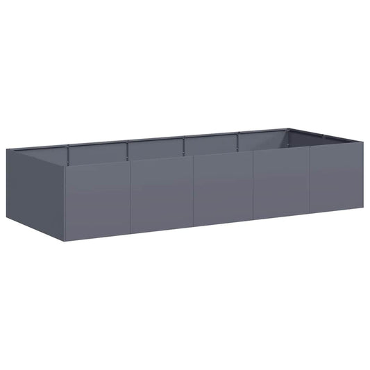 Planter Anthracite 200x80x40 cm Steel Planter Anthracite 200x80x40 cm Steel