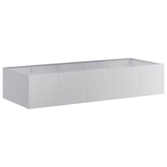 Planter 200x80x40 cm Galvanised Steel Planter 200x80x40 cm Galvanised Steel