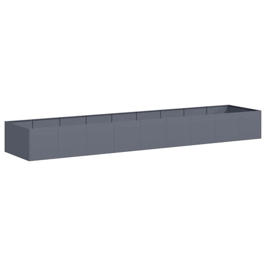 Planter Anthracite 360x80x40 cm Steel Planter Anthracite 360x80x40 cm Steel
