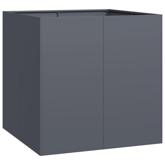 Planter Anthracite 80x80x80 cm Steel Planter Anthracite 80x80x80 cm Steel