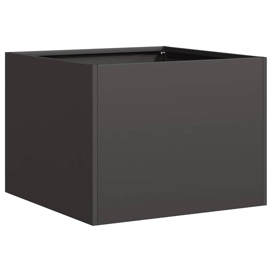 Planter Black 40x40x30 cm Steel Planter Black 40x40x30 cm Steel