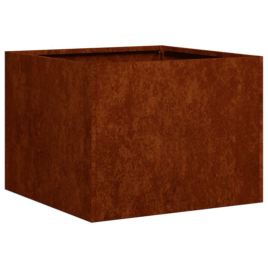 Planter Rusty 40x40x30 cm Weathering Steel Planter Rusty 40x40x30 cm Weathering Steel