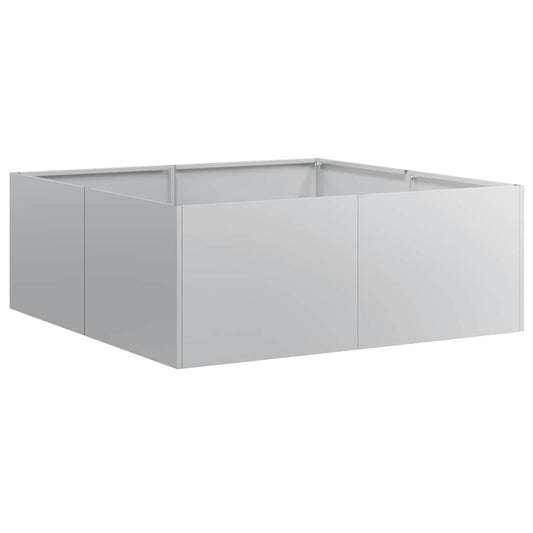 Planter 80x80x30 cm Galvanised Steel Planter 80x80x30 cm Galvanised Steel