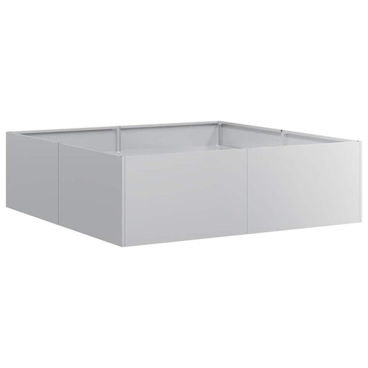 Planter 100x100x30 cm Galvanised Steel Planter 100x100x30 cm Galvanised Steel