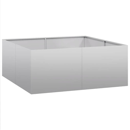 Planter 100x100x40 cm Galvanised Steel Planter 100x100x40 cm Galvanised Steel