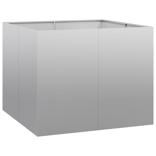 Planter 100x100x80 cm Galvanised Steel Planter 100x100x80 cm Galvanised Steel