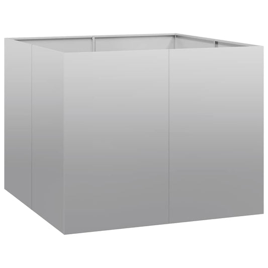 Planter 100x100x80 cm Galvanised Steel Planter 100x100x80 cm Galvanised Steel