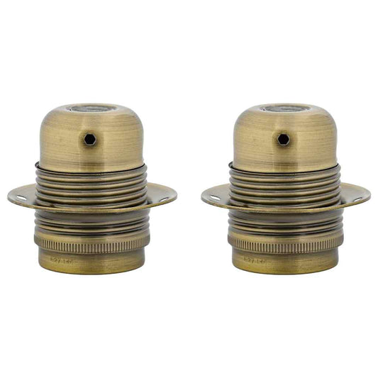 Lamp Holders 2 pcs Bronze E27 Lamp Holders 2 pcs Bronze E27