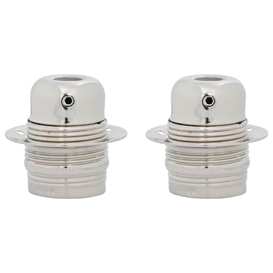 Lamp Holders 2 pcs Satin Nickel E27 Lamp Holders 2 pcs Satin Nickel E27