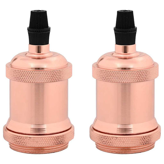 Lamp Holders 2 pcs Rose Gold E27 Lamp Holders 2 pcs Rose Gold E27