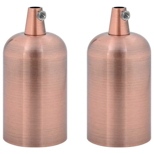 Lamp Holders 2 pcs Red Bronze E27 Lamp Holders 2 pcs Red Bronze E27