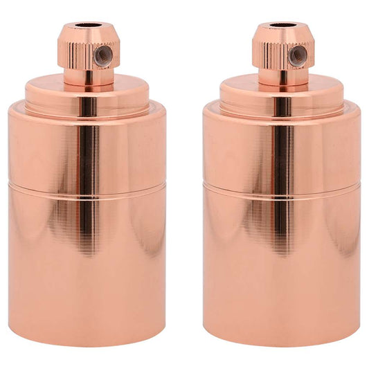 Lamp Holders 2 pcs Rose Gold E27 Lamp Holders 2 pcs Rose Gold E27