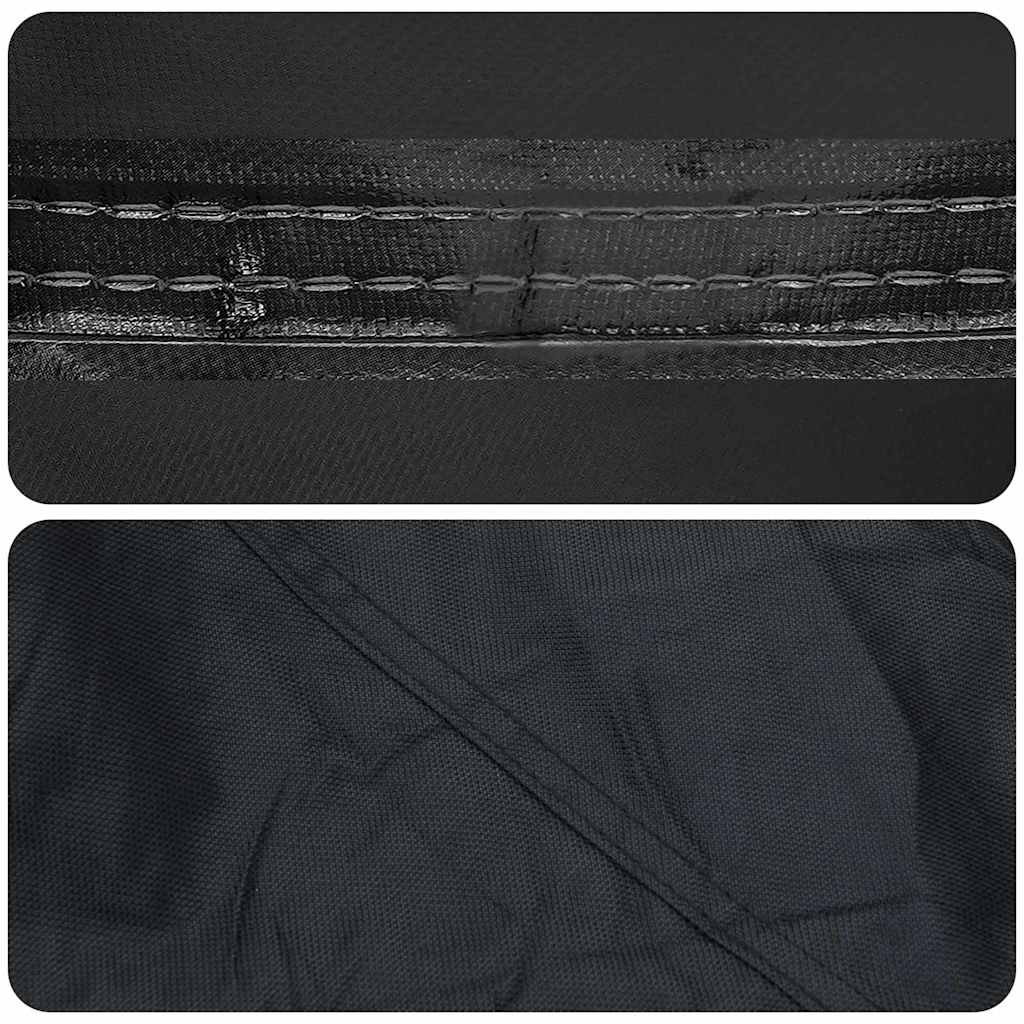 Pingpong Table Cover Plain Black 165 x 70 x 185 cm Fabric