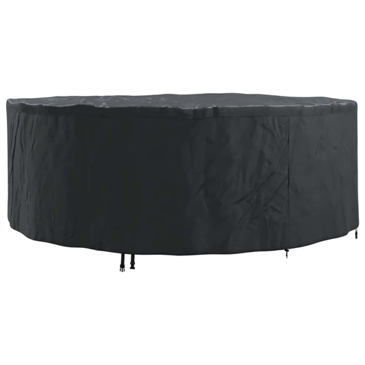 Furniture Cover Black 244 x 244 x 85 cm 210D Oxford Fabric Furniture Cover Black 244 x 244 x 85 cm 210D Oxford Fabric