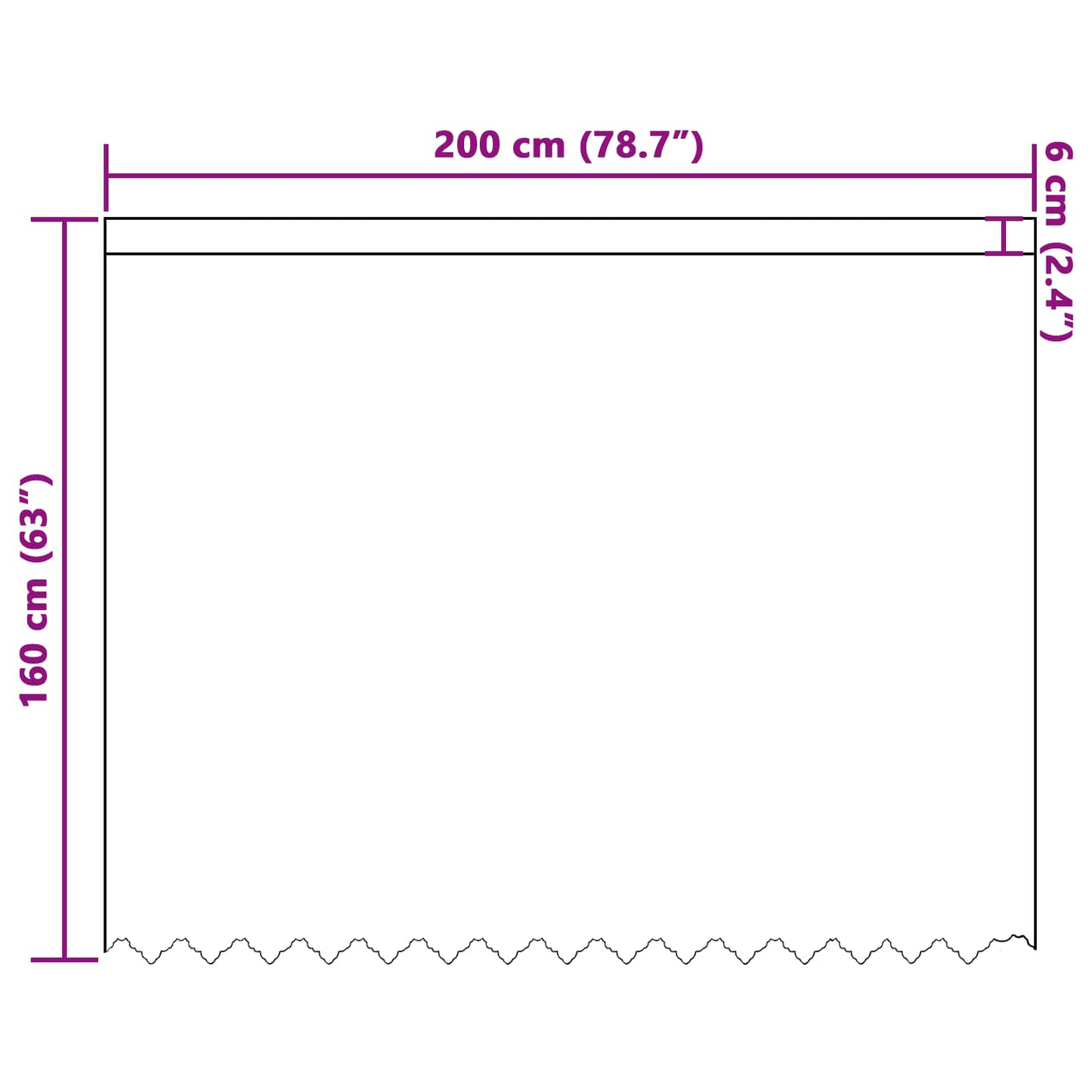 Lace Curtain with Curtains Floral White 160 x 200 cm Polyester