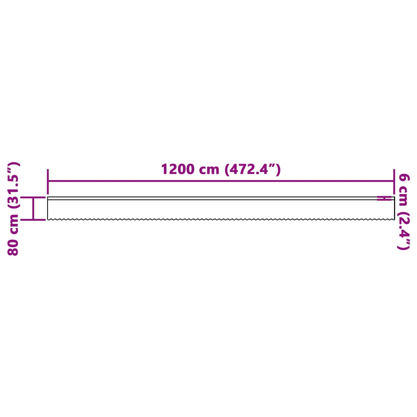 Lace Curtain with Curtains Floral White 80 x 1200 cm Polyester