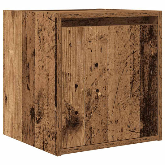 Wall-Mounted Bedside Cabinet Old Wood 38x34x40 cm Wall-Mounted Bedside Cabinet Old Wood 38x34x40 cm