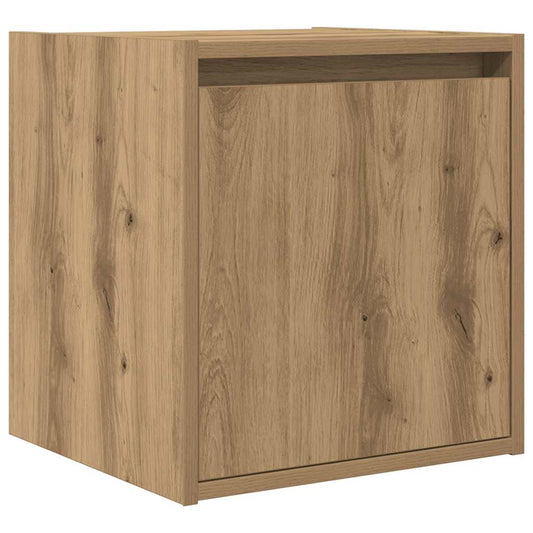 Wall-Mounted Bedside Cabinet Artisan Oak 38x34x40 cm Wall-Mounted Bedside Cabinet Artisan Oak 38x34x40 cm