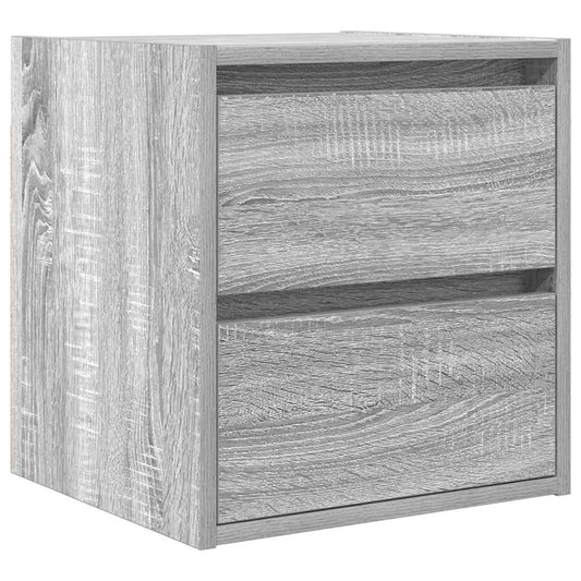Wall-mounted Bedside Cabinet Grey Sonoma 38x34x40 cm Wall-mounted Bedside Cabinet Grey Sonoma 38x34x40 cm