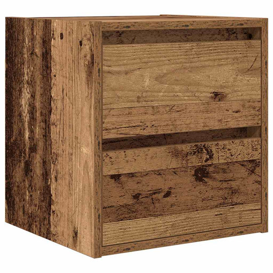Wall-mounted Bedside Cabinet Old Wood 38x34x40 cm Wall-mounted Bedside Cabinet Old Wood 38x34x40 cm