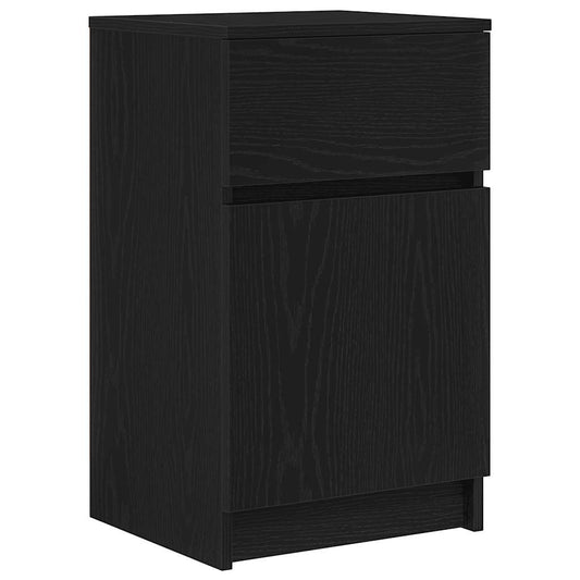 Bedside Cabinet Black 39x35x65 cm Engineered Wood Bedside Cabinet Black 39x35x65 cm Engineered Wood