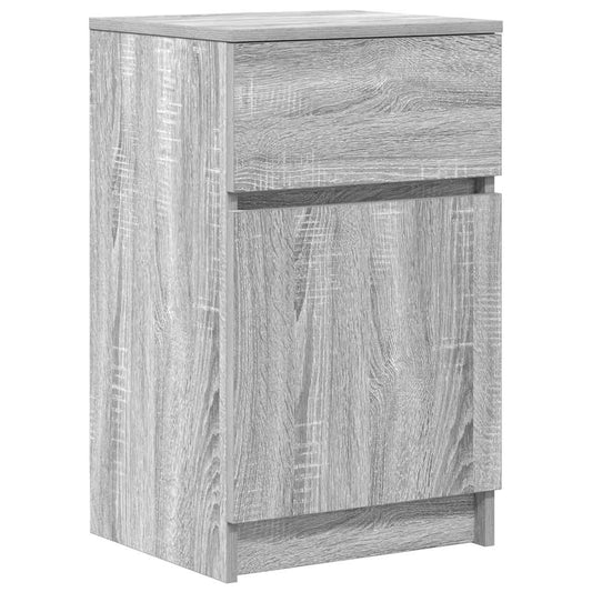 Bedside Cabinet Grey Sonoma 39x35x65 cm Engineered Wood Bedside Cabinet Grey Sonoma 39x35x65 cm Engineered Wood