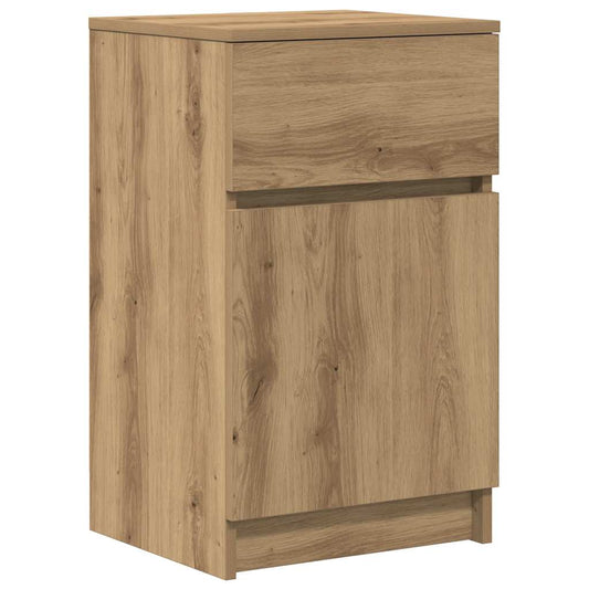 Bedside Cabinet Artisan Oak 39x35x65 cm Engineered Wood Bedside Cabinet Artisan Oak 39x35x65 cm Engineered Wood